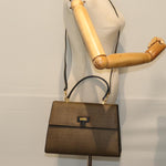 Fendi Grey Canvas Handbag (Pre-Owned)