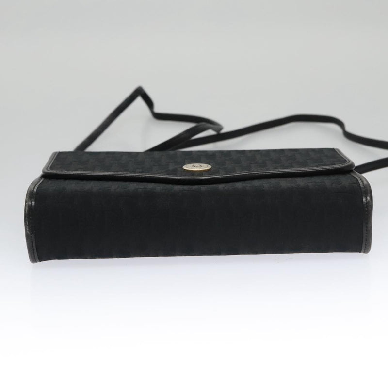 Dior Trotter Black Canvas Shoulder Bag (Pre-Owned)