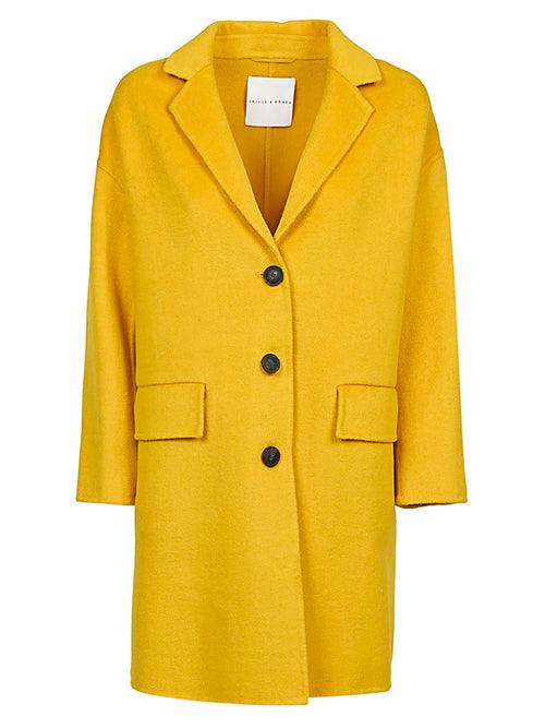 Skill&Genes Women's Coats Yellow