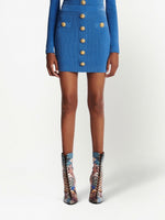 Balmain Women's Skirts Blue