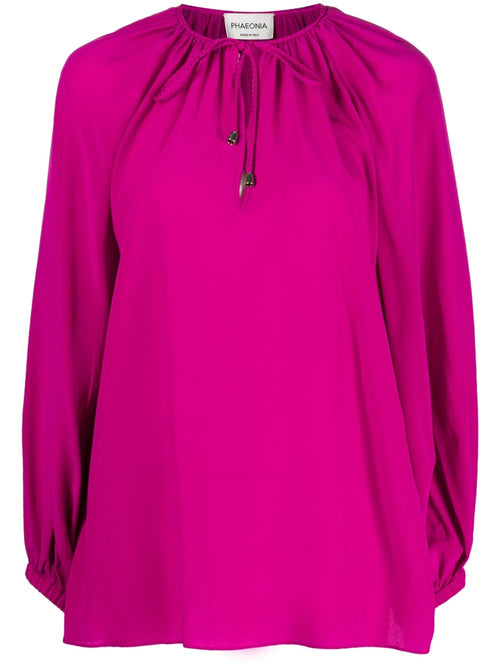 Phaeonia Women's Top Fuchsia