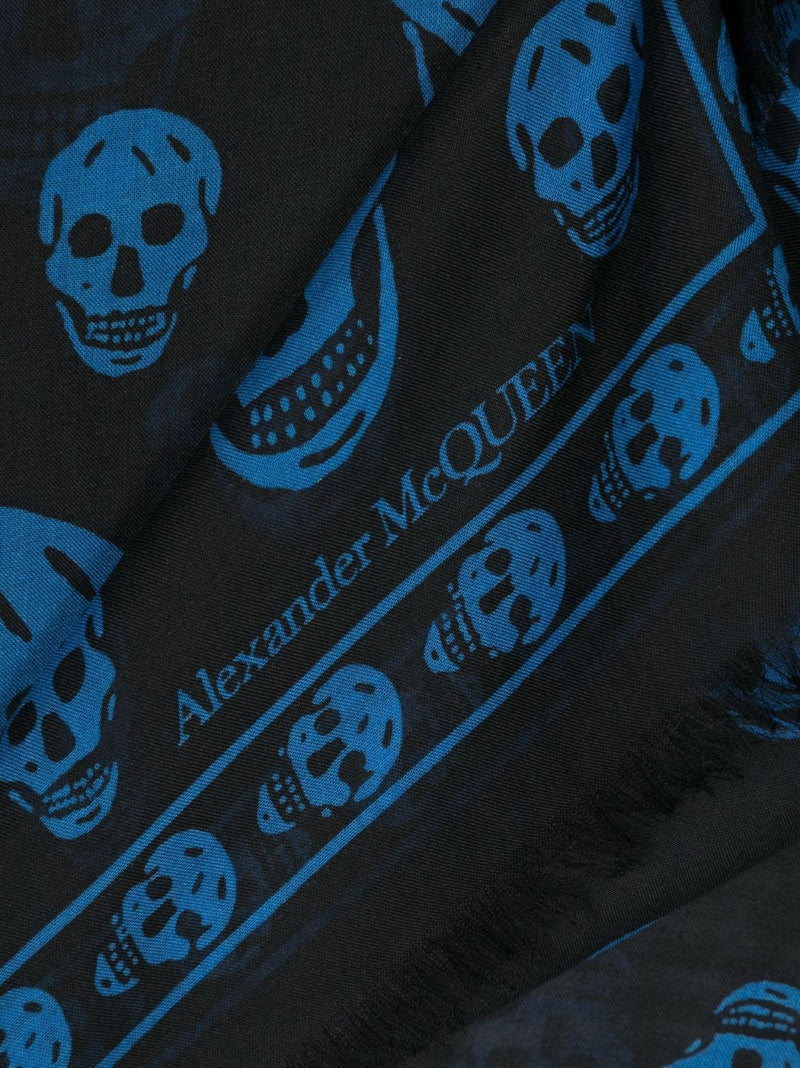 Alexander Mcqueen Men's Scarfs Black