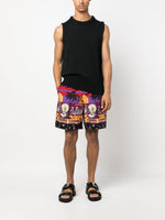 Pleasures Men's Shorts Bordeaux