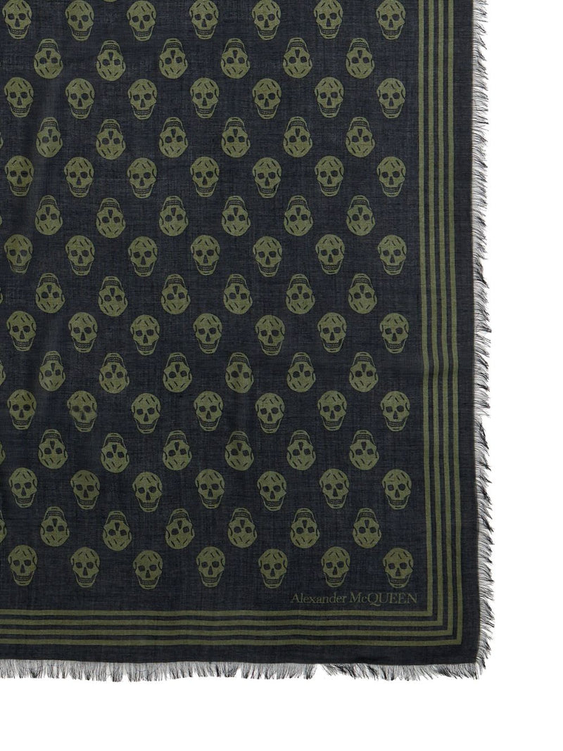 Alexander Mcqueen Men's Scarfs Black