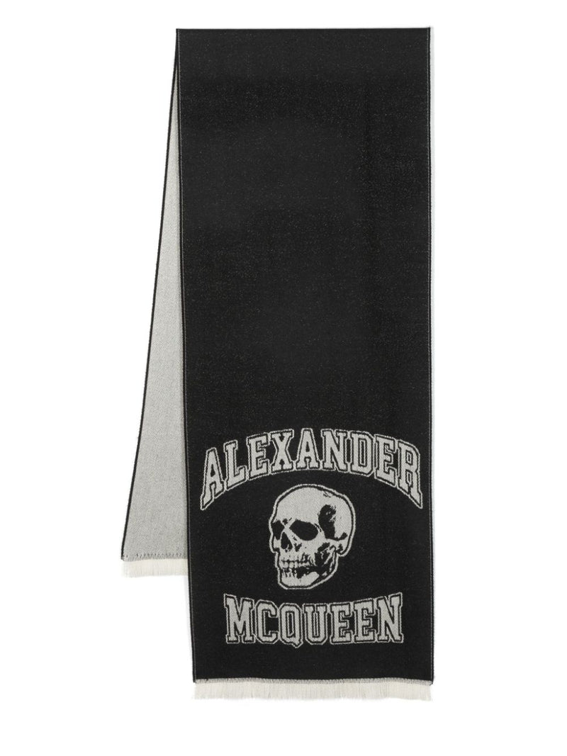 Alexander Mcqueen Men's Scarfs Black