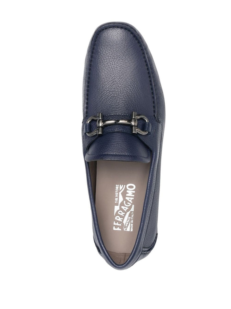 Ferragamo Men's Flat Shoes Blue