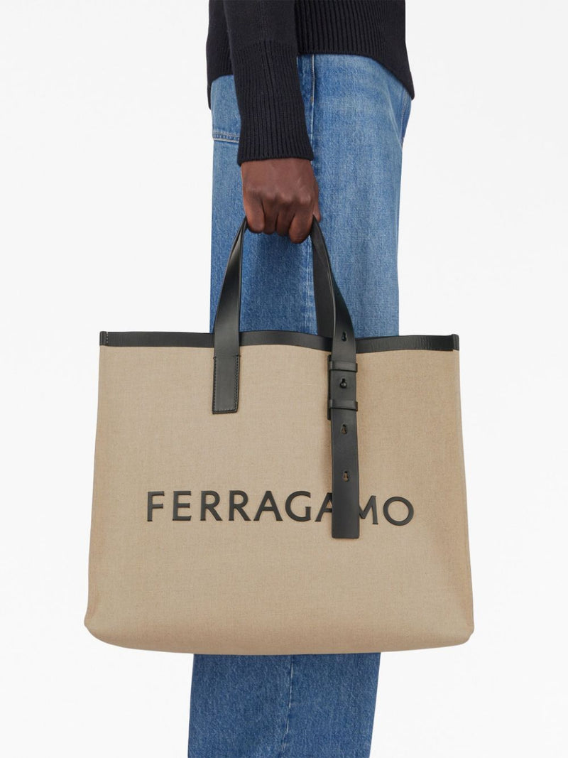 Ferragamo Men's Bags.. Beige