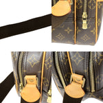 Louis Vuitton Reporter Pm Brown Canvas Shoulder Bag (Pre-Owned)