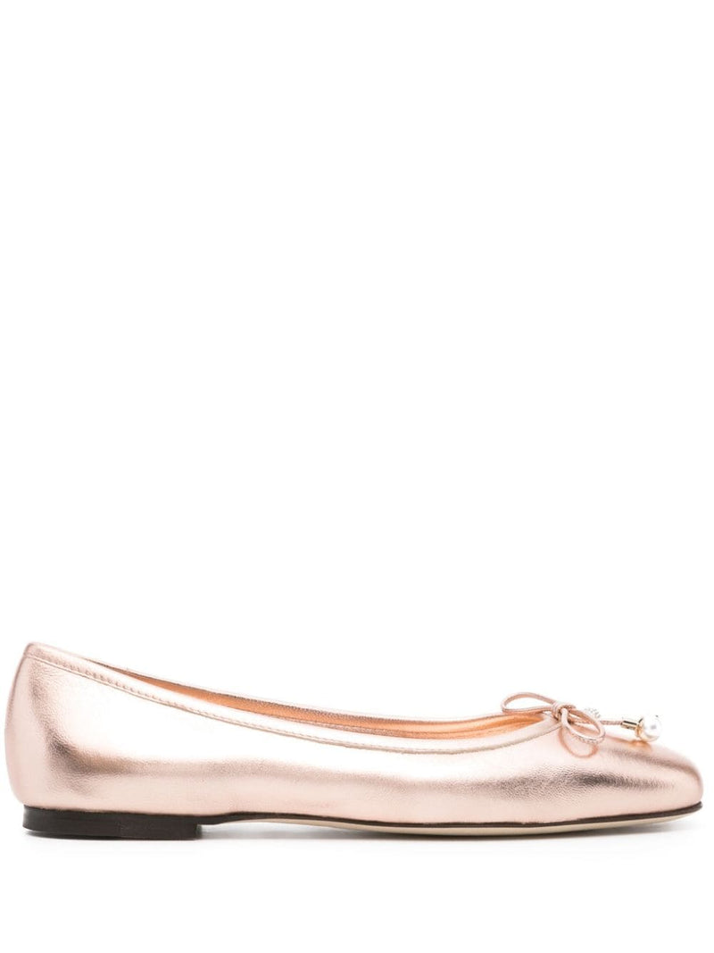 Jimmy Choo Women's Flat Shoes Powder