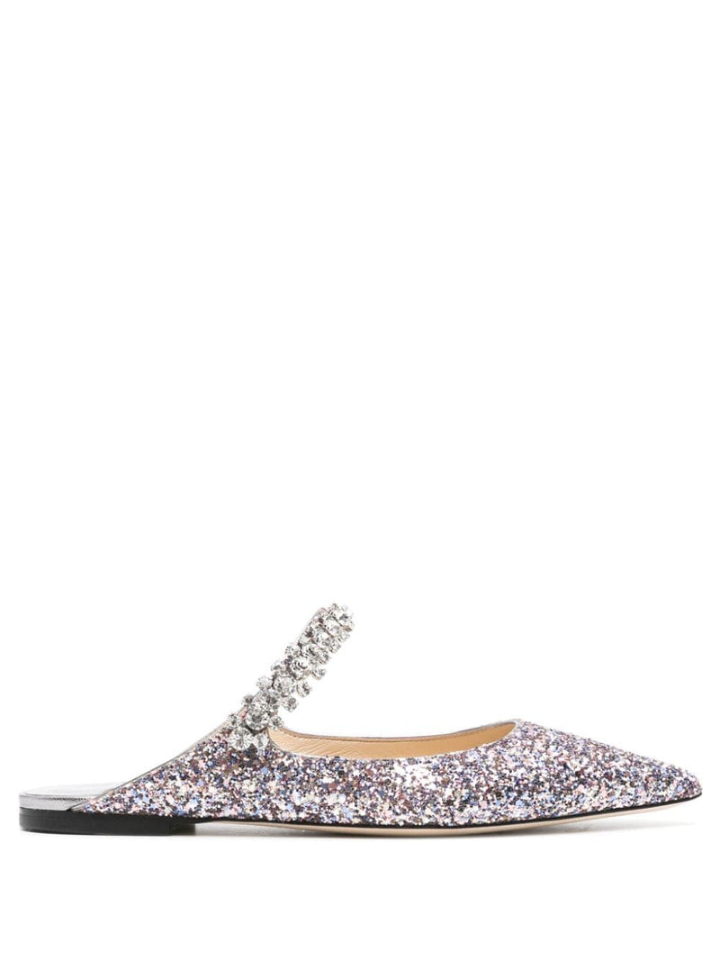 Jimmy Choo Women's Flat Shoes Silver