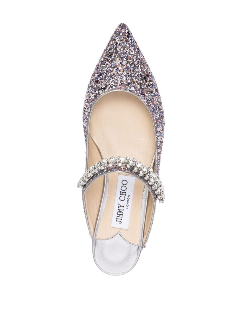 Jimmy Choo Women's Flat Shoes Silver