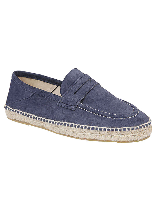 Manebi Men's Flat Shoes Blue