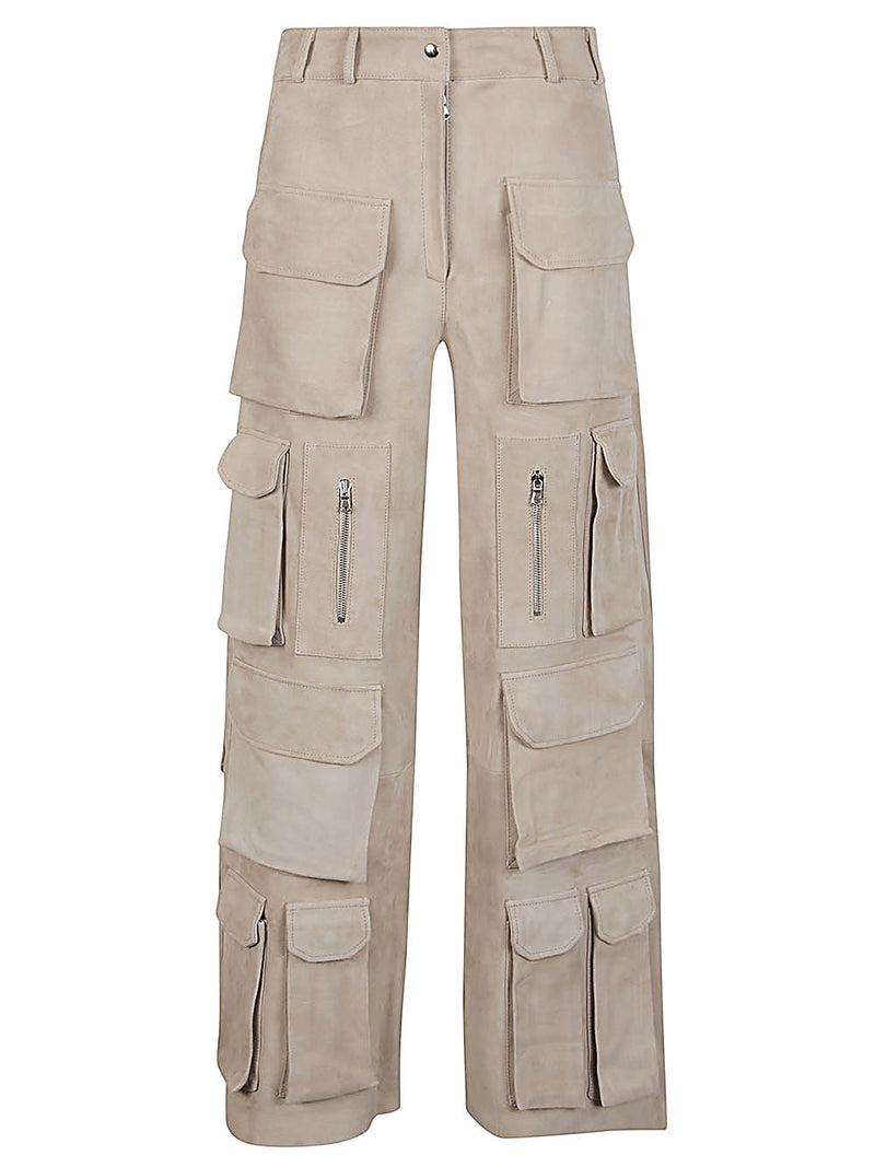 Fermas.Club Women's Trousers Beige