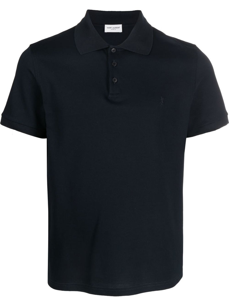 Saint Laurent Men's  T-Shirts And Polos Blue