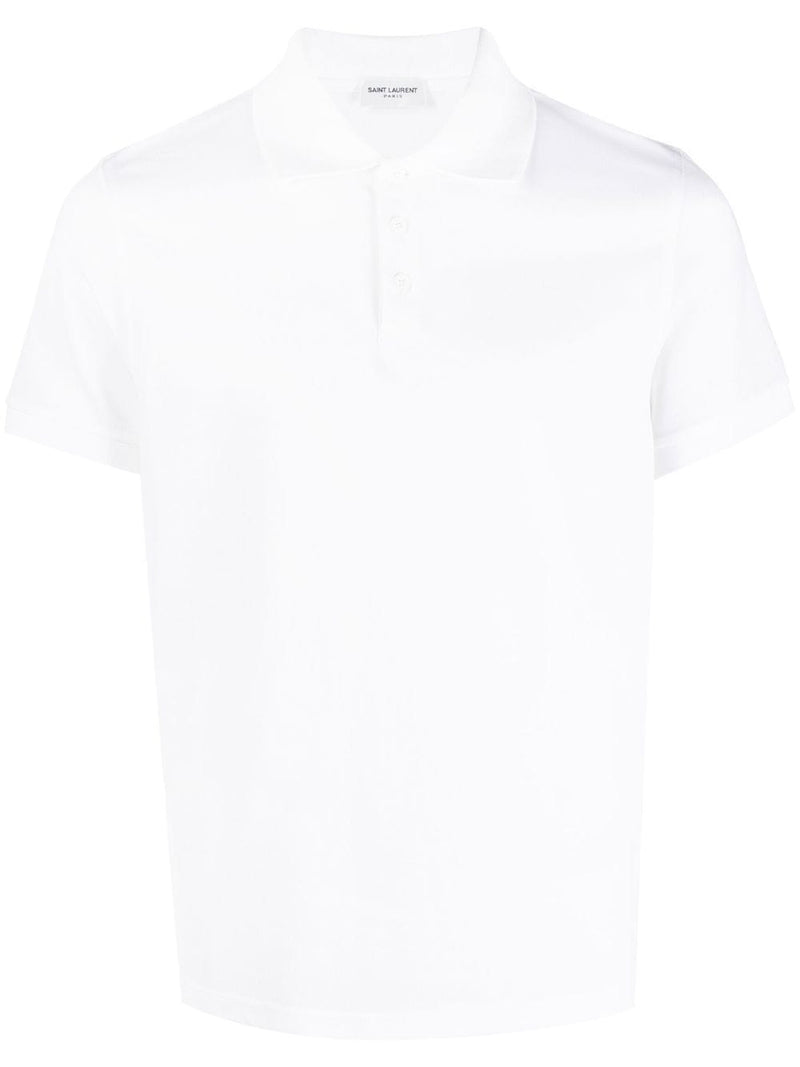 Saint Laurent Men's  T-Shirts And Polos White