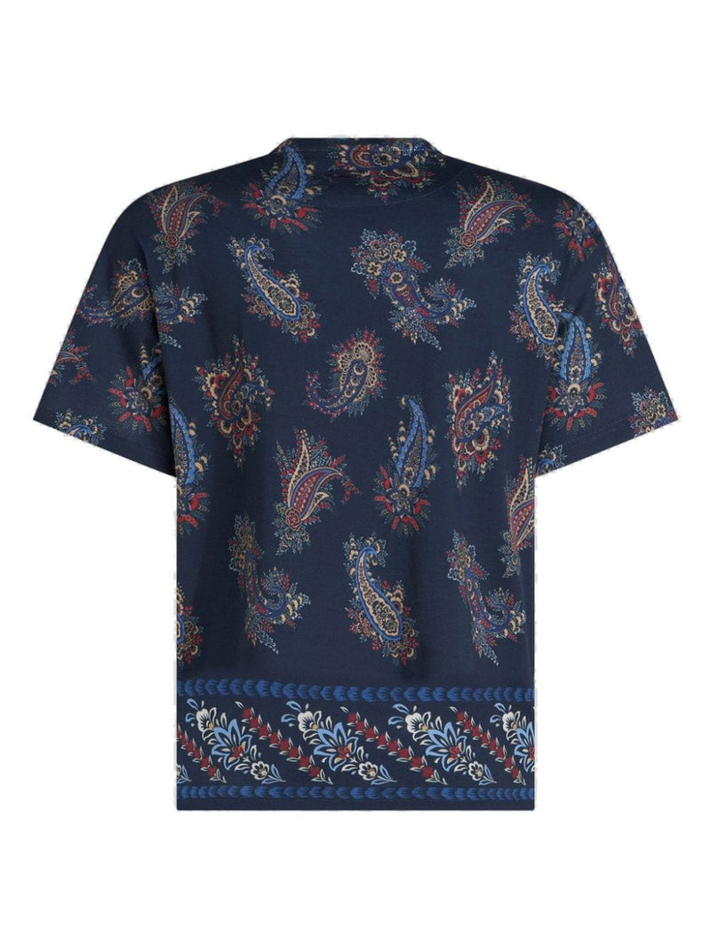 Etro Men's T-Shirts And Polos Blue