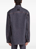 Ferragamo Men's Shirts Blue