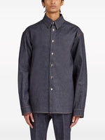 Ferragamo Men's Shirts Blue