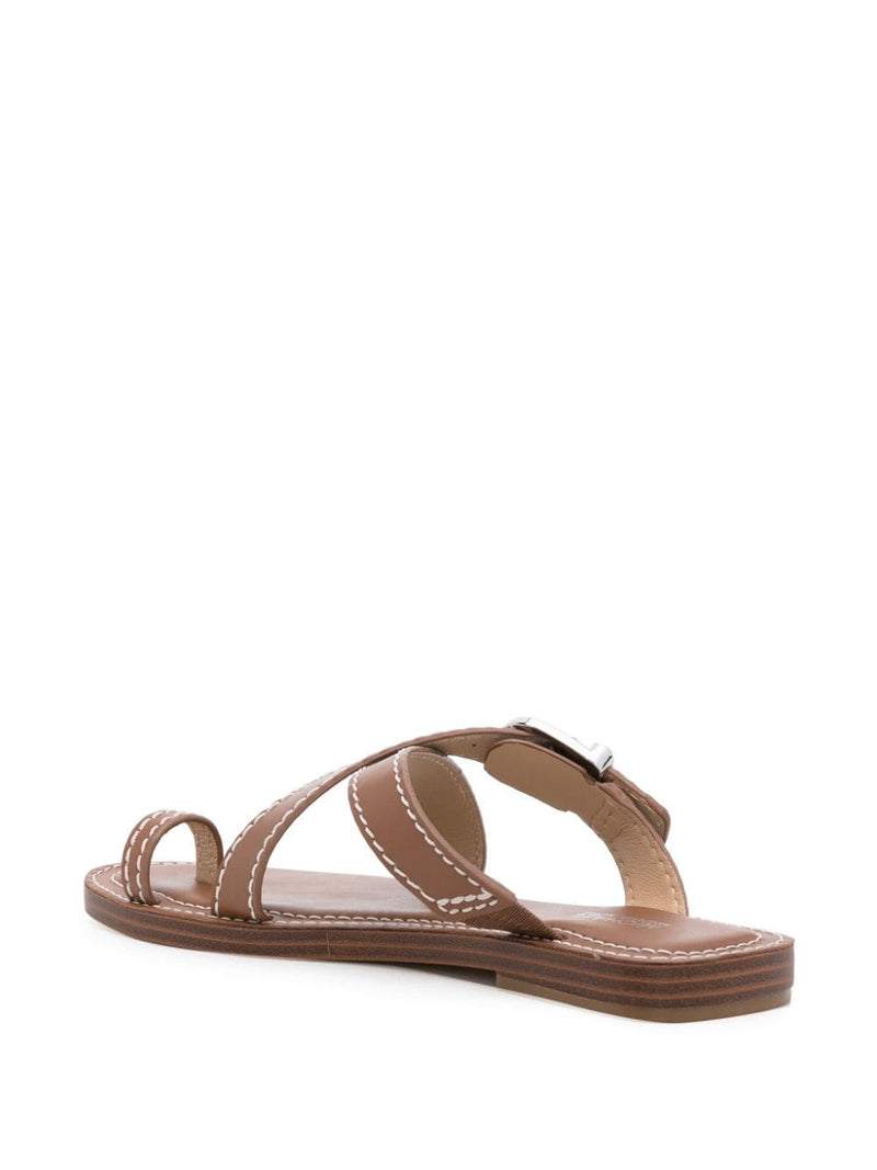 Mmk Women's Sandals Leather Brown