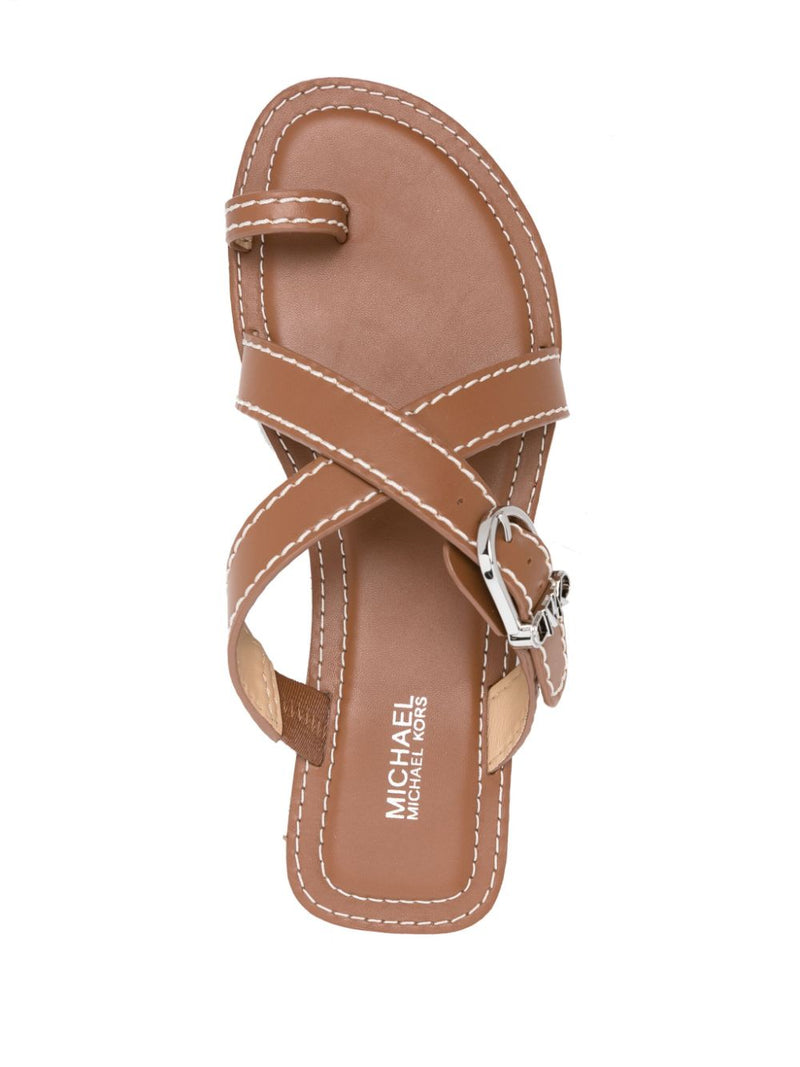 Mmk Women's Sandals Leather Brown