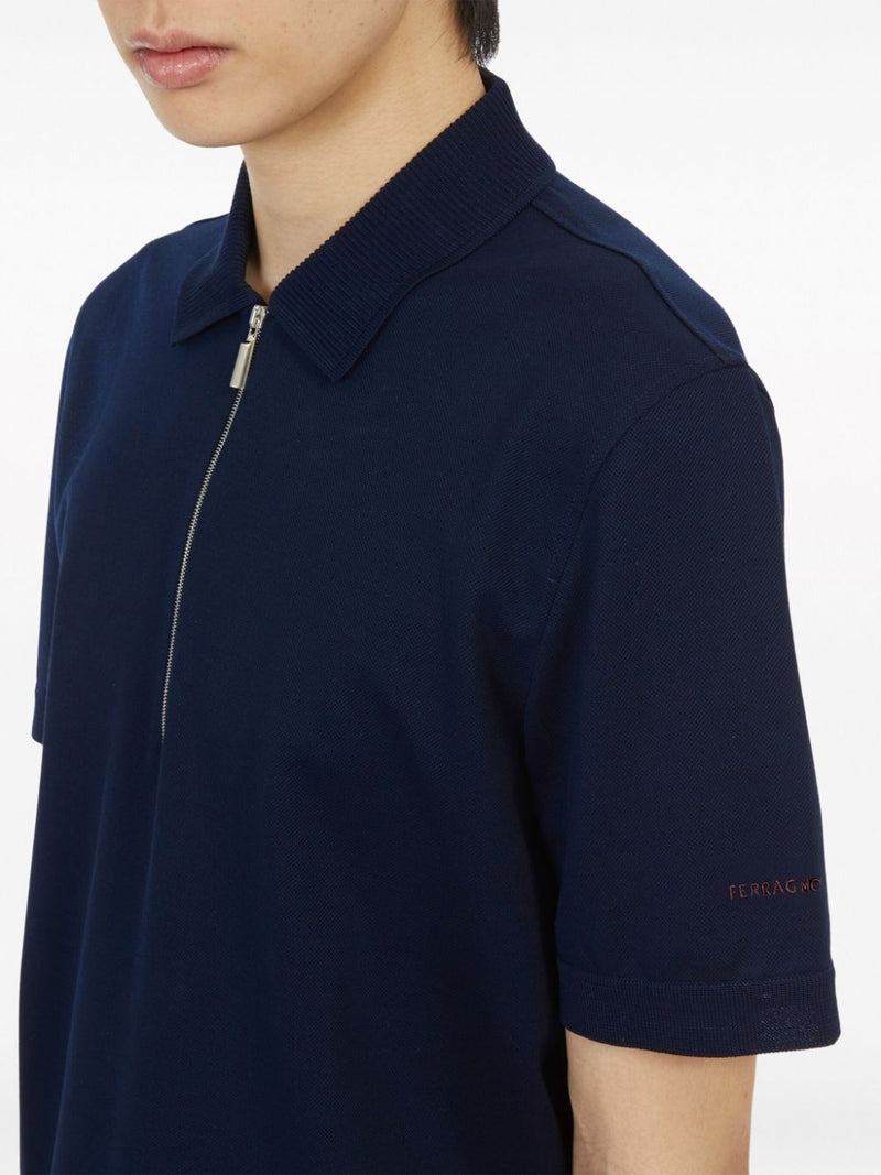 Ferragamo Men's T-Shirts And Polos Blue