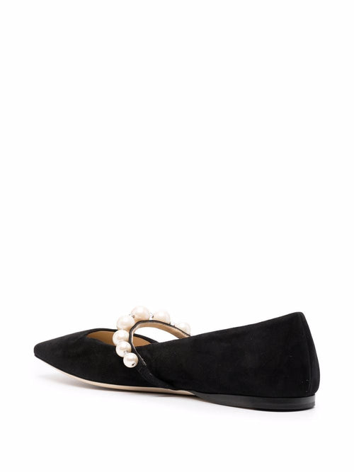 Jimmy Choo Women's Flat Shoes Black