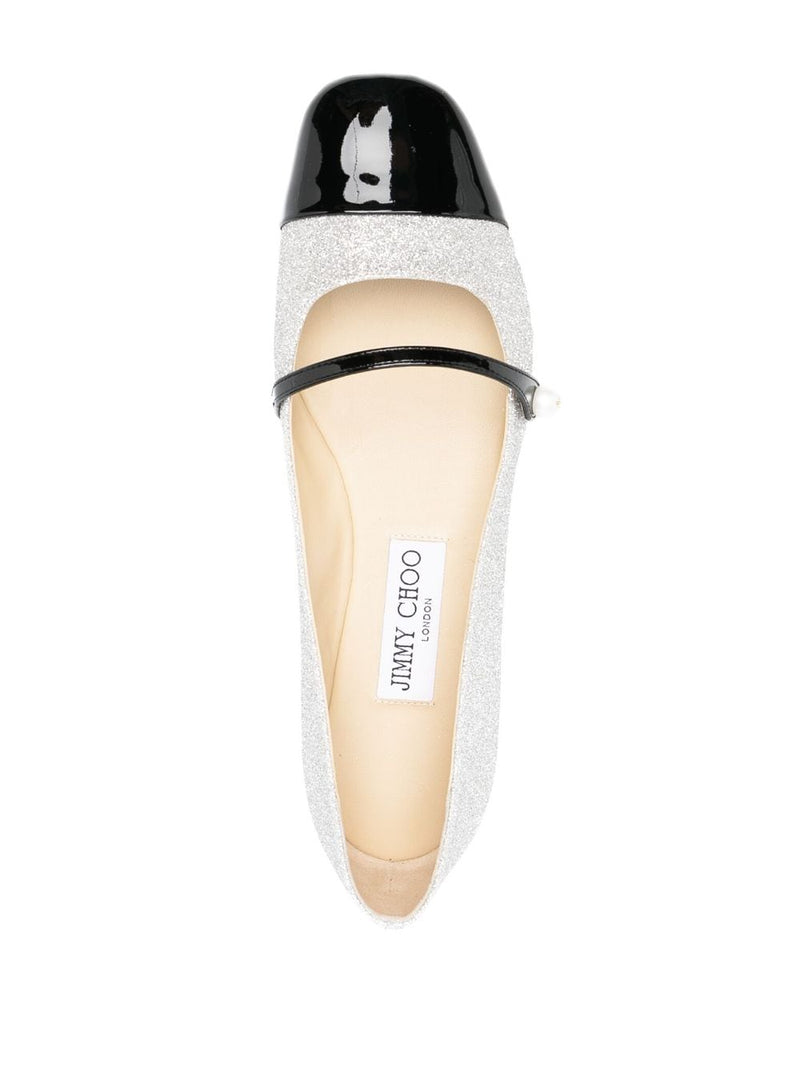 Jimmy Choo Women's Flat Shoes Silver