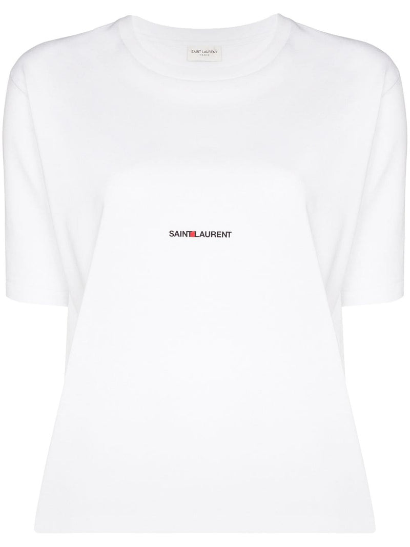 Saint Laurent Women's  T-Shirts And Polos White