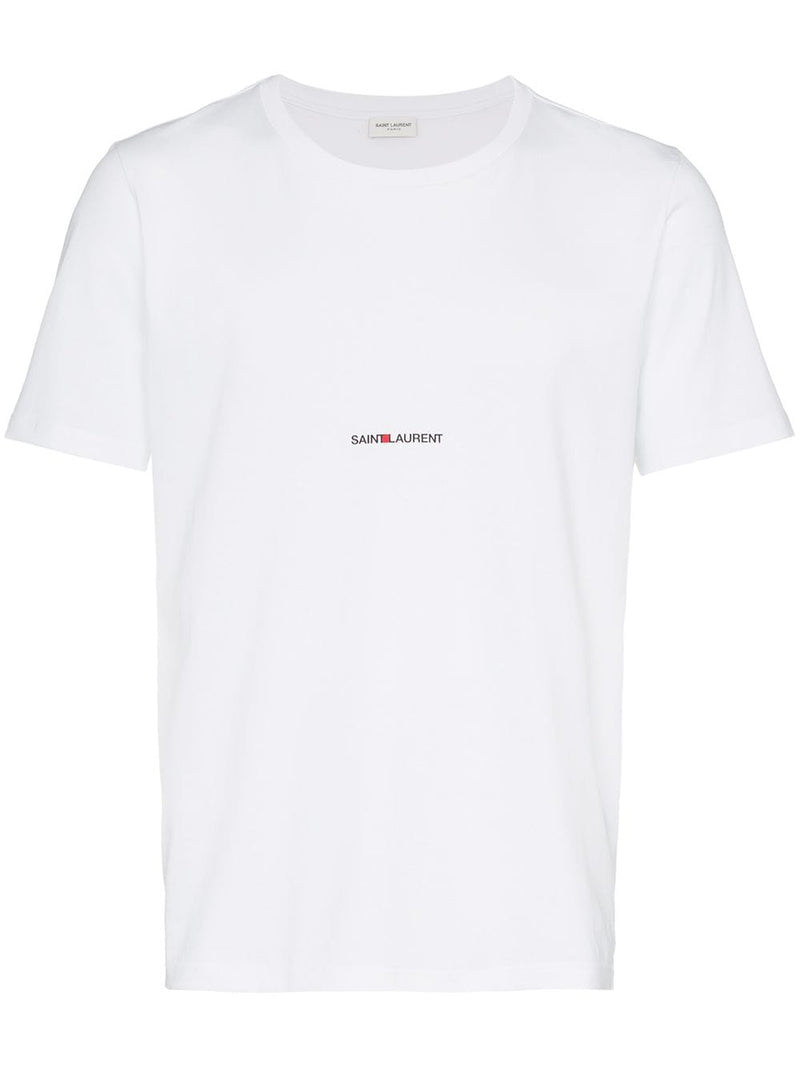 Saint Laurent Men's  T-Shirts And Polos White