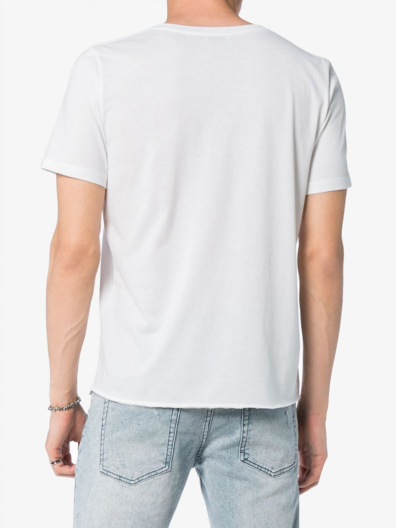 Saint Laurent Men's  T-Shirts And Polos White