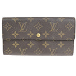 Louis Vuitton Porte Carte Credit Bifold Brown Canvas Wallet  (Pre-Owned)