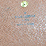 Louis Vuitton Porte Carte Credit Bifold Brown Canvas Wallet  (Pre-Owned)