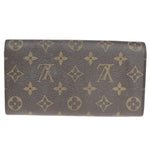 Louis Vuitton Porte Carte Credit Bifold Brown Canvas Wallet  (Pre-Owned)