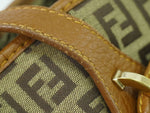 Fendi Zucchino Brown Canvas Tote Bag (Pre-Owned)