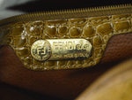 Fendi Beige Leather Shoulder Bag (Pre-Owned)