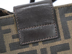 Fendi Zucca Brown Canvas Tote Bag (Pre-Owned)