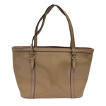 Gucci Micro Guccissima Beige Patent Leather Tote Bag (Pre-Owned)