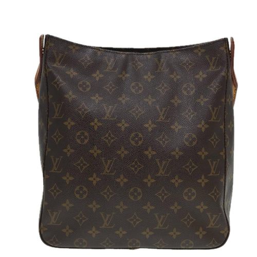 Louis Vuitton Looping Gm Blue Canvas Shoulder Bag (Pre-Owned)