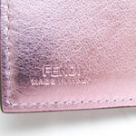 Fendi Ff Pink Leather Wallet  (Pre-Owned)