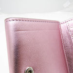 Fendi Ff Pink Leather Wallet  (Pre-Owned)