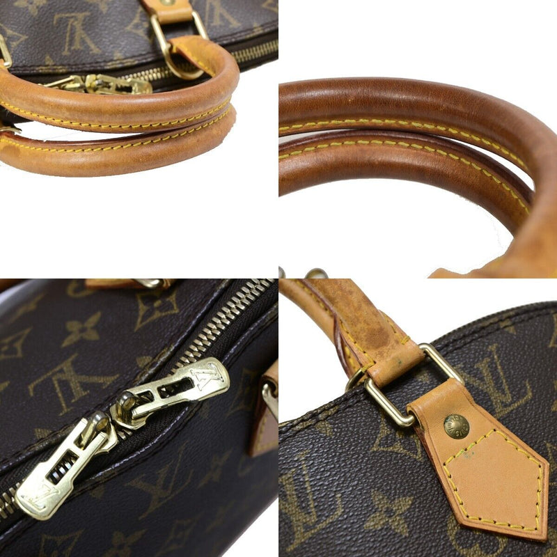 Louis Vuitton Alma Brown Canvas Handbag (Pre-Owned)