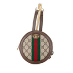 Gucci Ophidia Beige Canvas Backpack Bag (Pre-Owned)