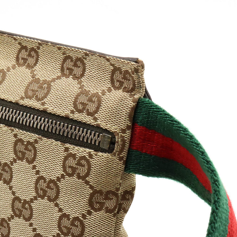 Gucci Guccissima Beige Canvas Shoulder Bag (Pre-Owned)