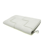 Bottega Veneta Cassette White Leather Wallet  (Pre-Owned)