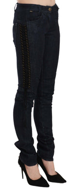 Just Cavalli Elegant Low Waist Skinny Women's Trousers