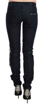 Just Cavalli Elegant Low Waist Skinny Women's Trousers