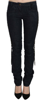 Just Cavalli Elegant Low Waist Skinny Women's Trousers