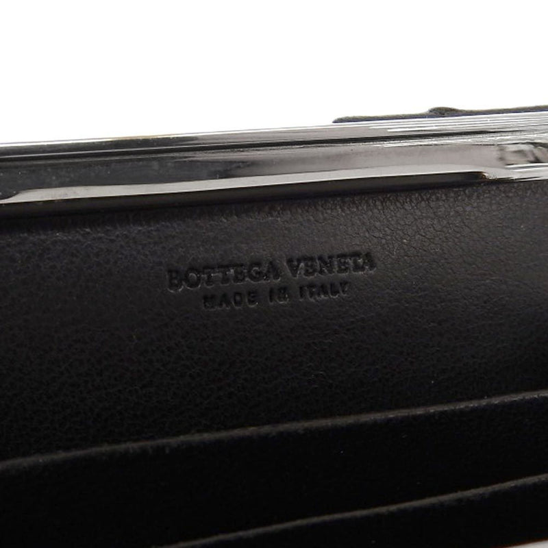 Bottega Veneta Intrecciato Black Leather Wallet  (Pre-Owned)