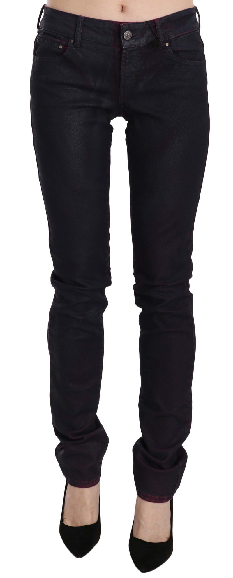 Just Cavalli Chic Black Low Waist Skinny Women's Denim