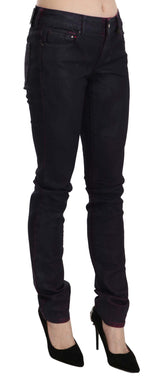 Just Cavalli Chic Black Low Waist Skinny Women's Denim